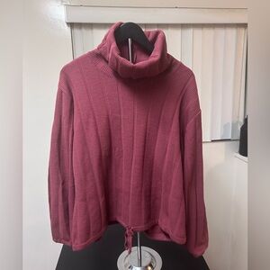 Vintage 80s Lane Bryant Sweater XXL 2XL Rollneck Turtleneck Made In Italy Womens